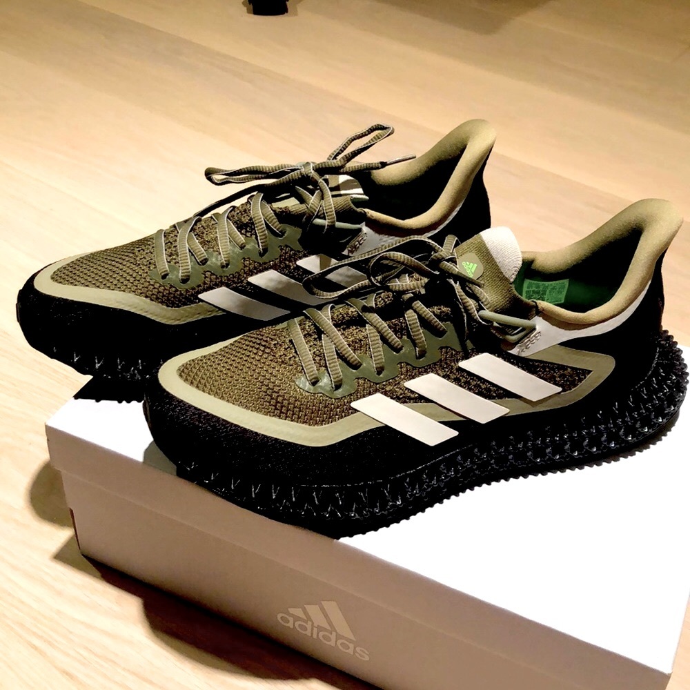 Adidas 4DFWD 2M 10.5 mens sneakers 3d green black GX9251